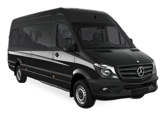 14-passenger Mercedes-Benz Sprinter van